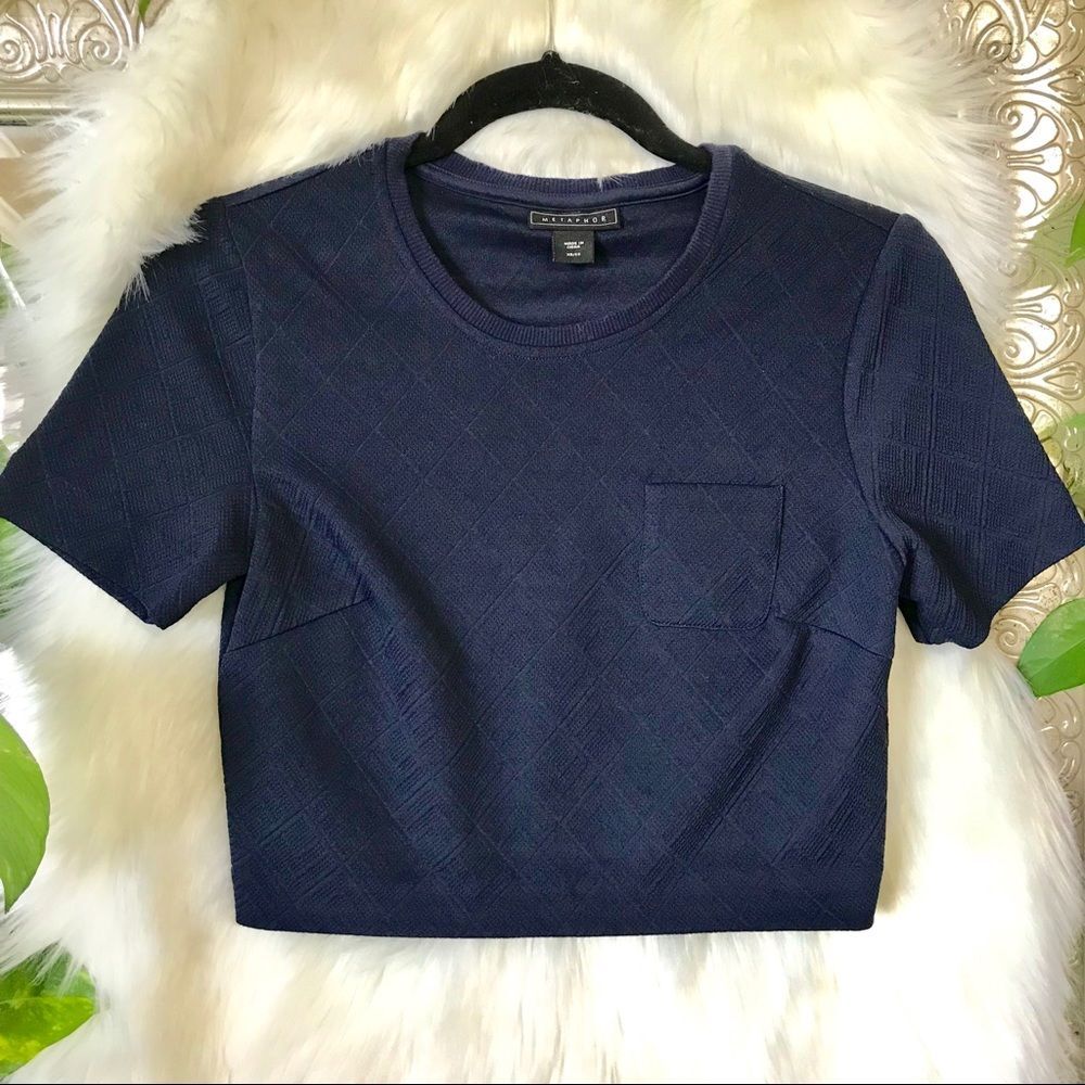 Xs Navy structured Crop Top